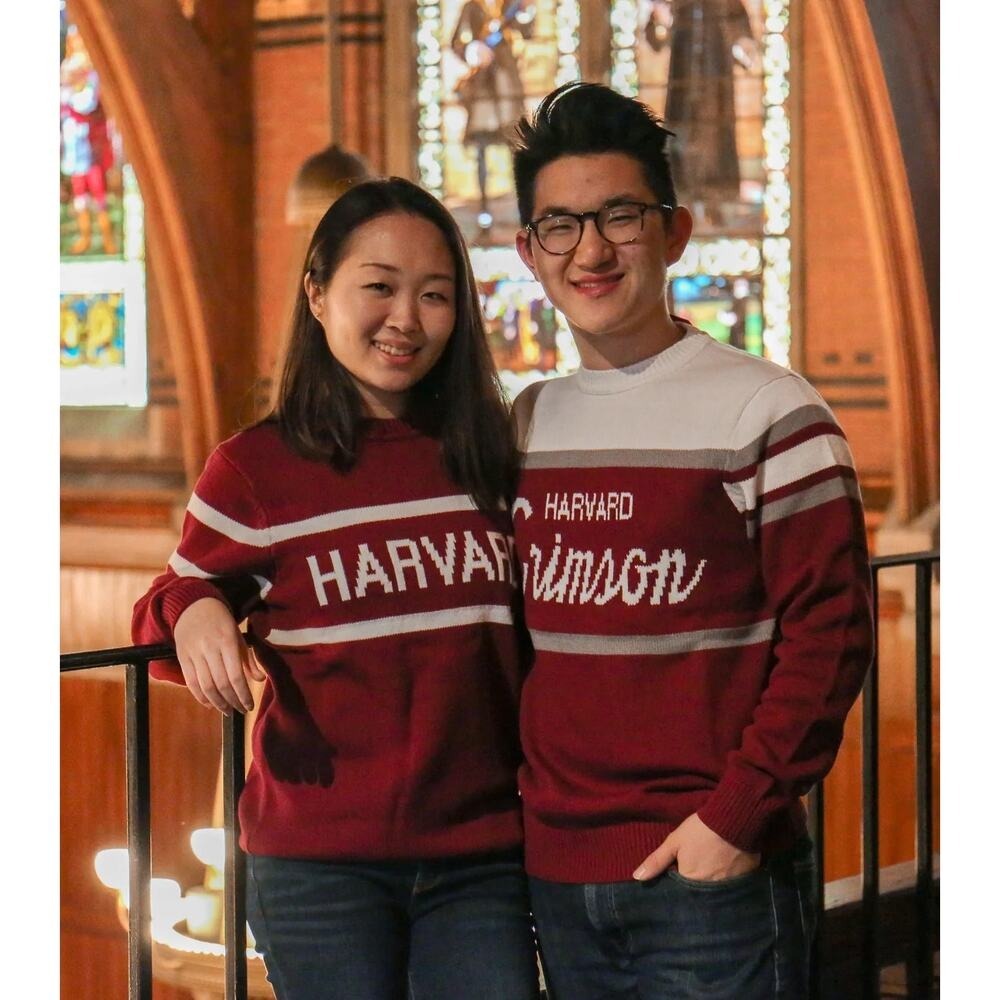 Hillflint Harvard Crimson Vintage Inspired Tailgate Sweater Size Large - Picture 8 of 9